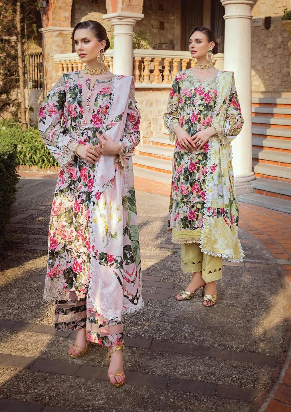 ELAF Chikankari Lawn CHARM ECT-01B