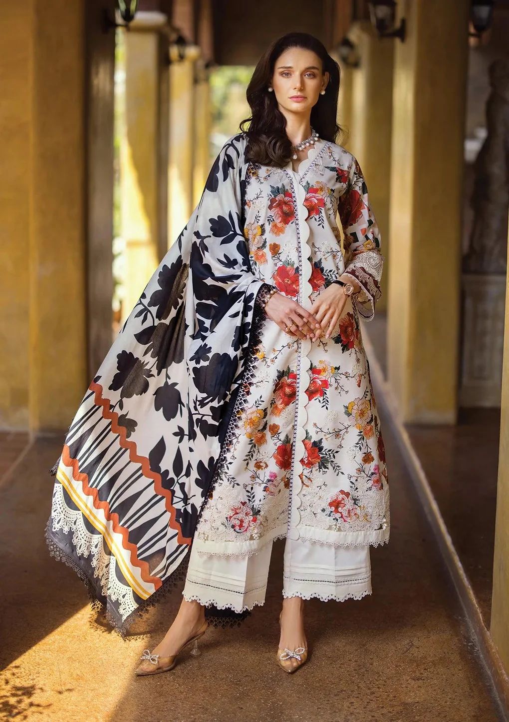 ELAF Chikankari Lawn MELROSE ECT-02A
