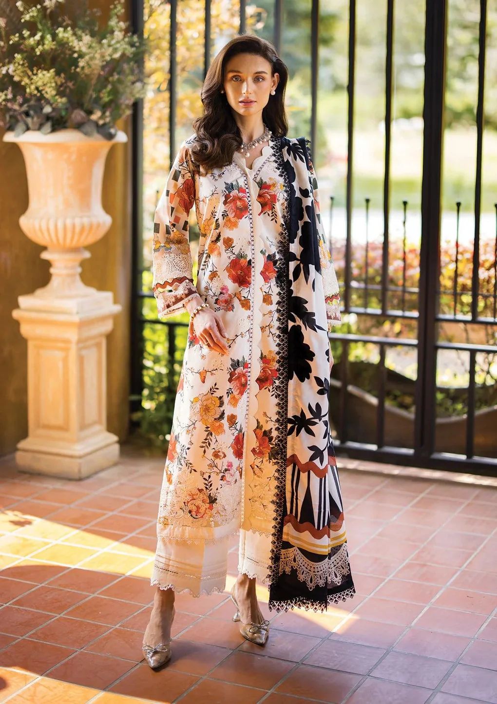 ELAF Chikankari Lawn MELROSE ECT-02A