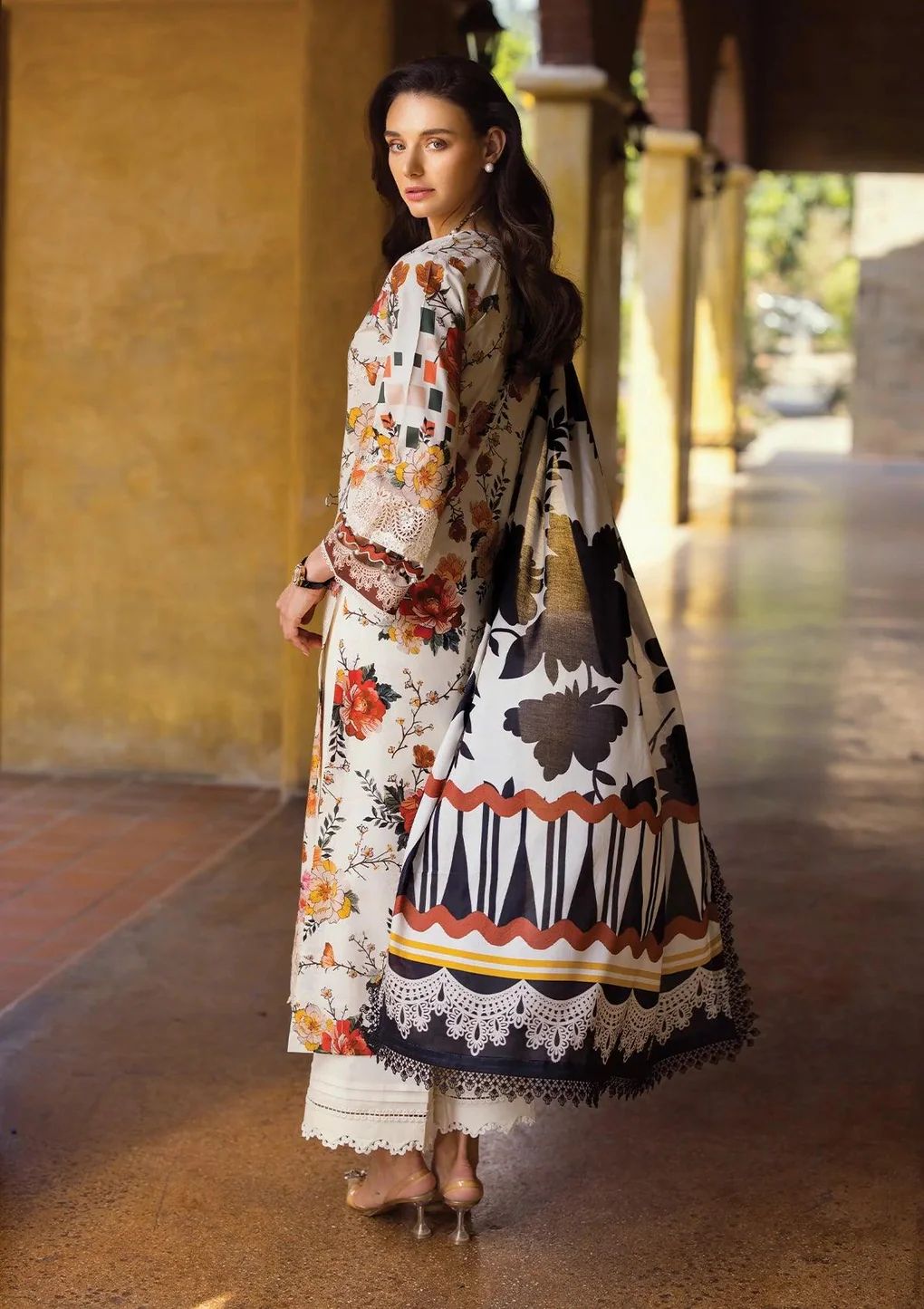 ELAF Chikankari Lawn MELROSE ECT-02A