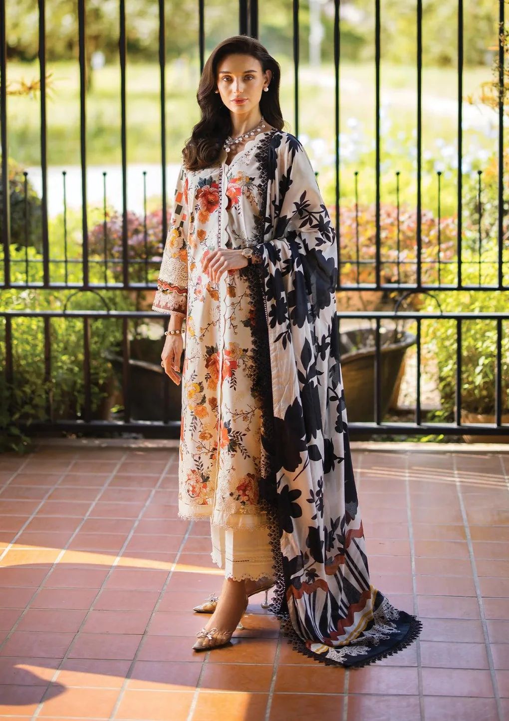 ELAF Chikankari Lawn MELROSE ECT-02A