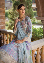 ELAF Chikankari Lawn OCEAN BLUE ECT-03A