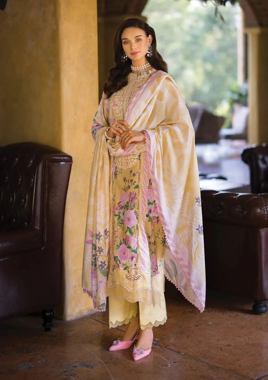 ELAF Chikankari Lawn TWINKLE ECT-04A