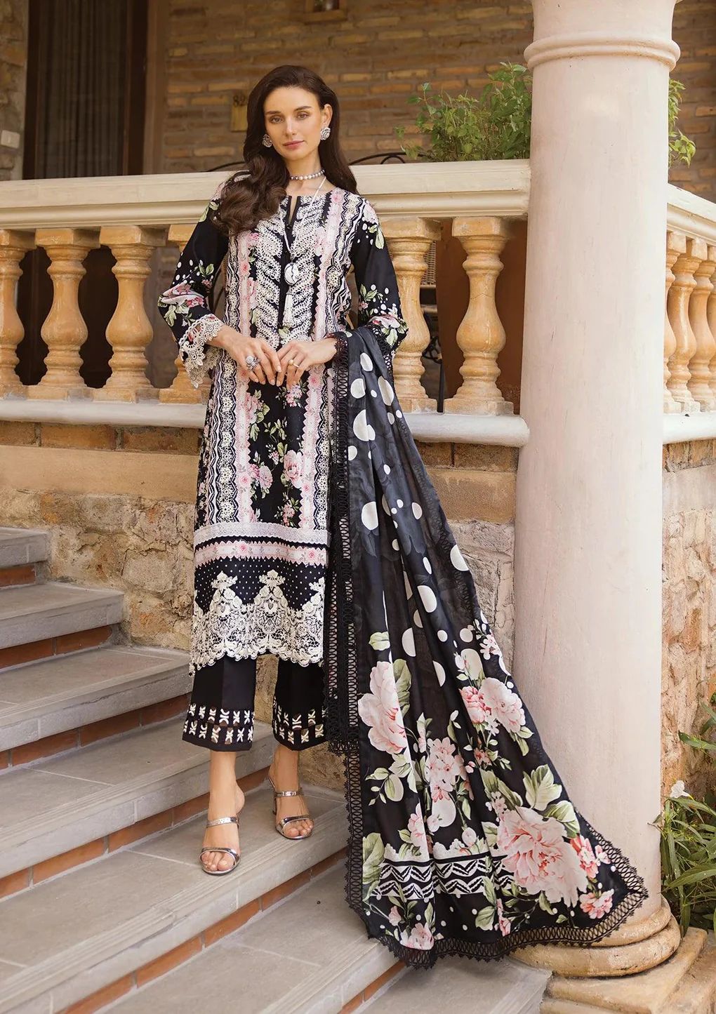 ELAF Chikankari Lawn WILD FLOWER ECT-05B