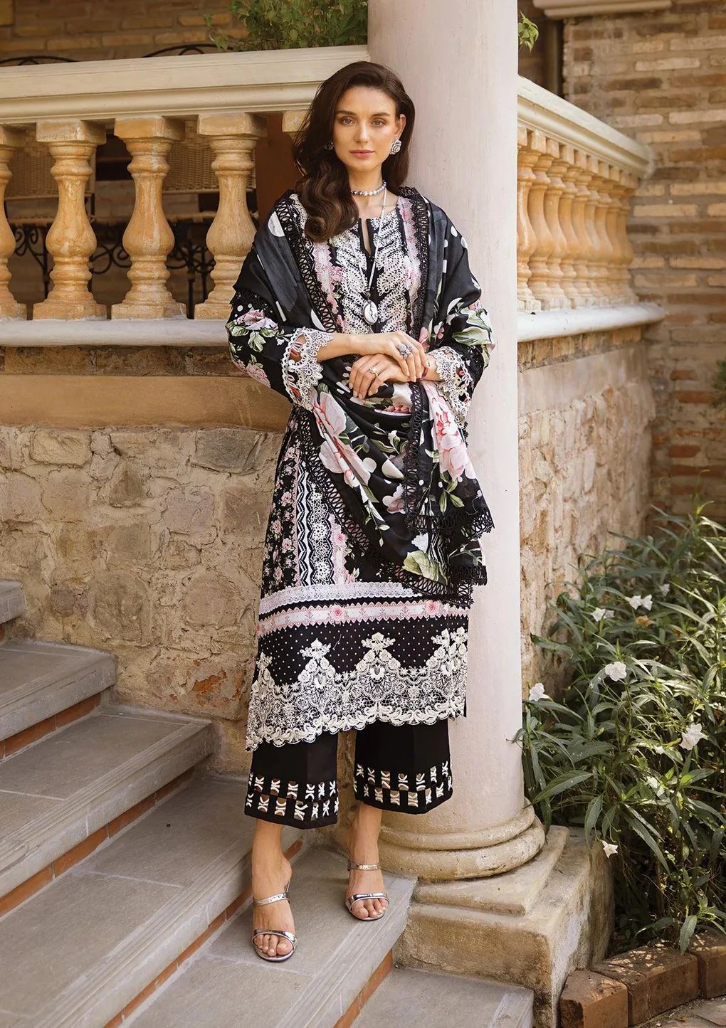 ELAF Chikankari Lawn WILD FLOWER ECT-05B
