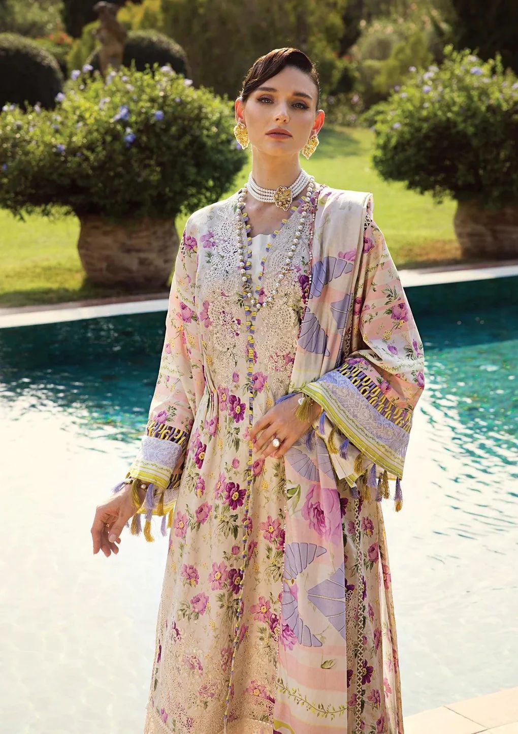 ELAF Chikankari Lawn RIVERDALE ECT-06A