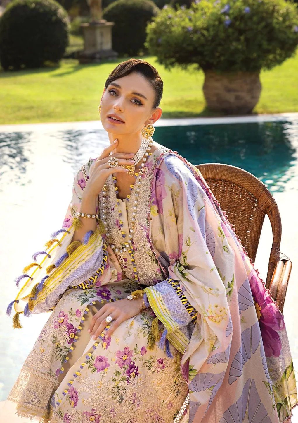 ELAF Chikankari Lawn RIVERDALE ECT-06A