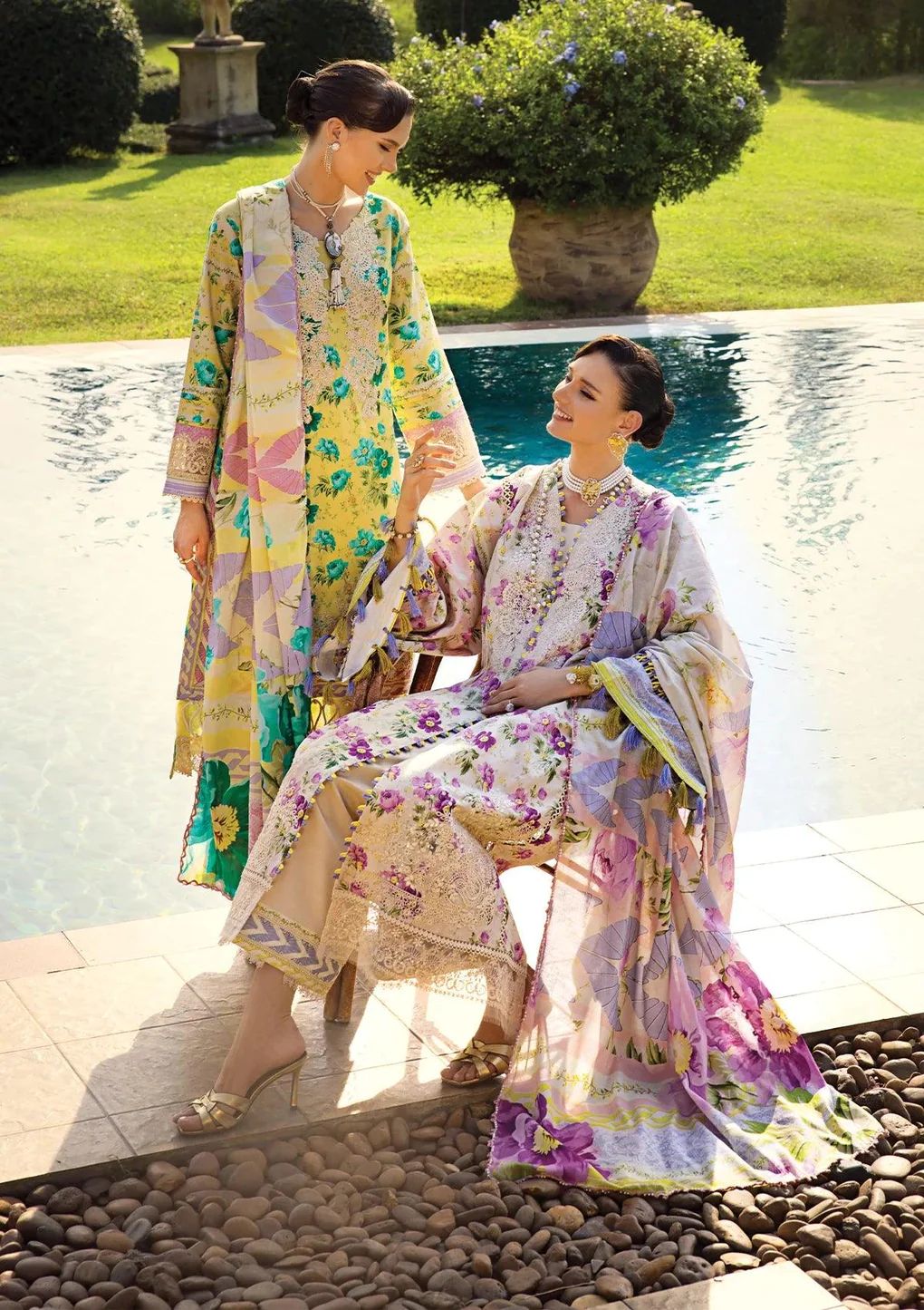 ELAF Chikankari Lawn RIVERDALE ECT-06A
