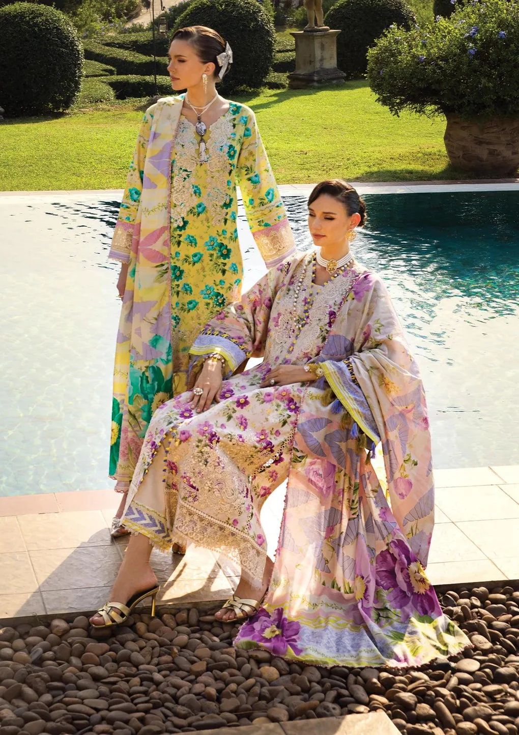 ELAF Chikankari Lawn MISTY SERENADE ECT-06B
