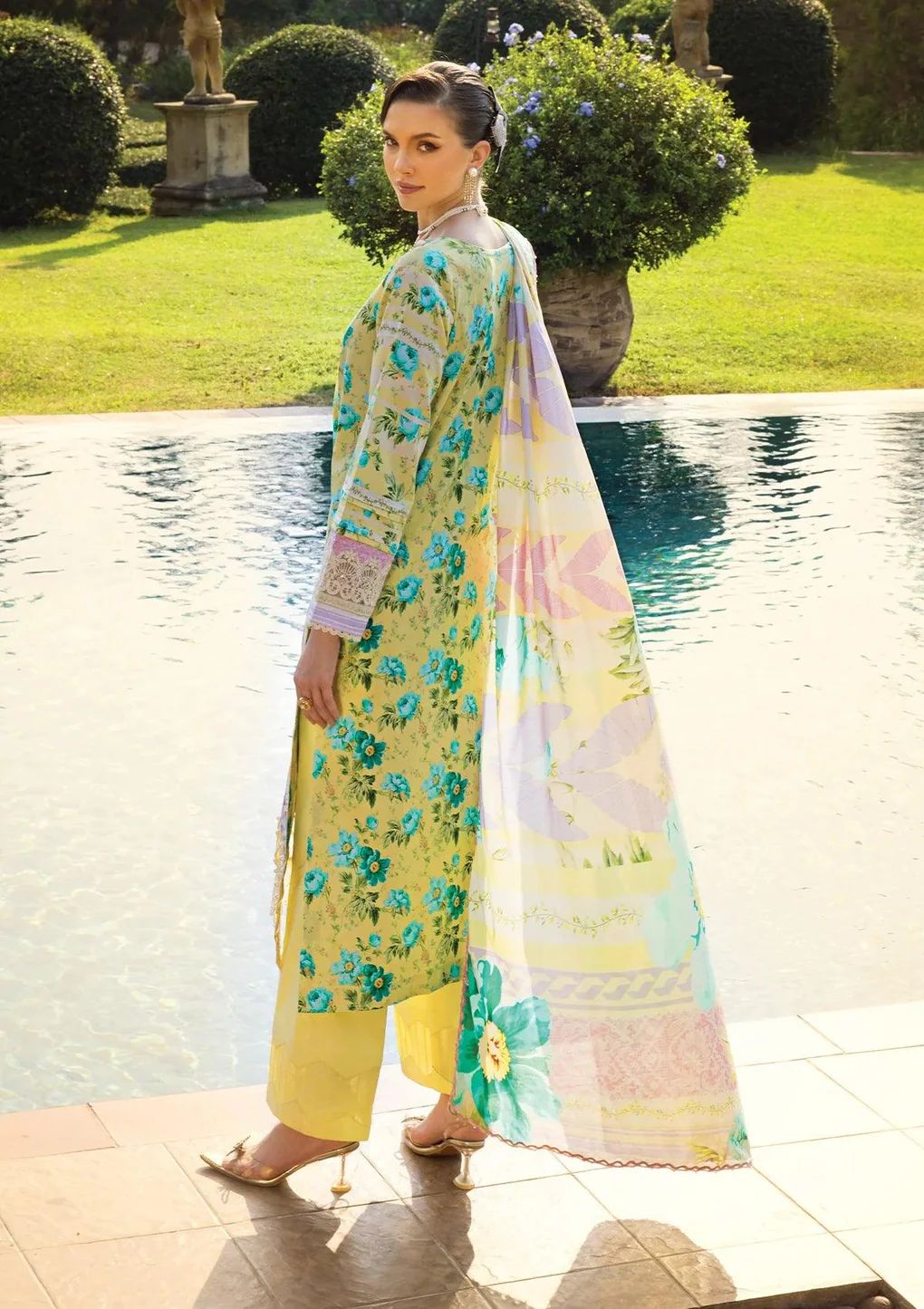 ELAF Chikankari Lawn MISTY SERENADE ECT-06B