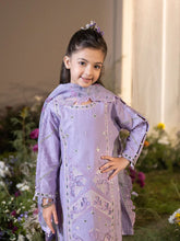Hania’s Eid Twinning Charm by Mona – Lavender Chikankari Jacquard HEC10