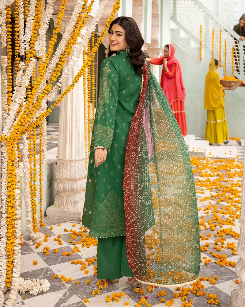 Zeenat-e-Eid Jacquard Lawn Collection by Mona MZE3