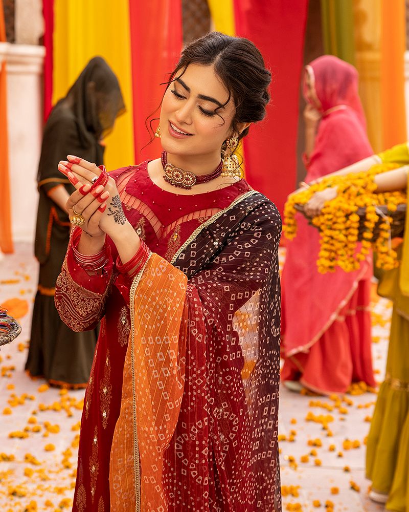 Zeenat-e-Eid Jacquard Lawn Collection by Mona MZE6