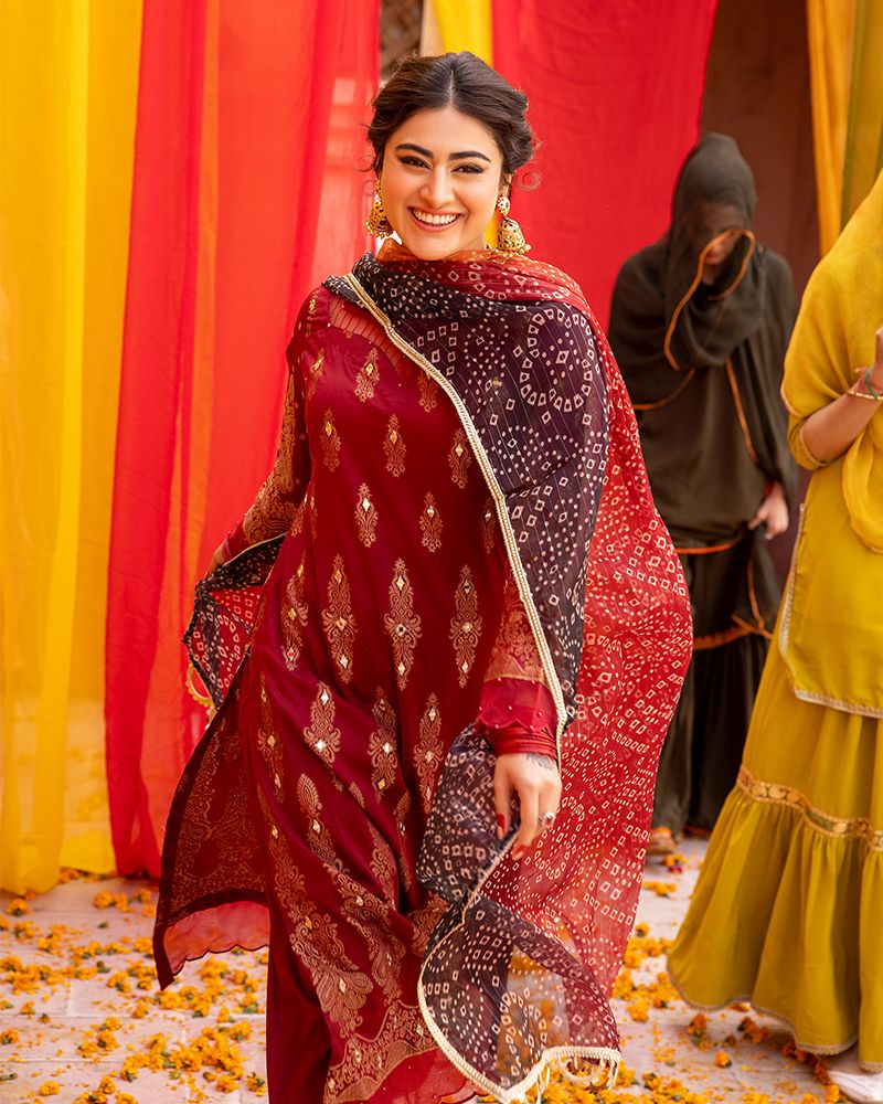 Zeenat-e-Eid Jacquard Lawn Collection by Mona MZE6