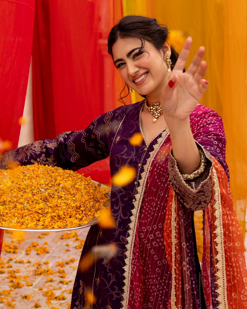 Zeenat-e-Eid Jacquard Lawn Collection by Mona MZE2