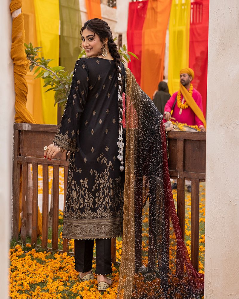 Zeenat-e-Eid Jacquard Lawn Collection by Mona MZE4