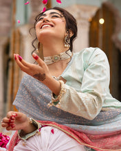 Zeenat-e-Eid Jacquard Lawn Collection by Mona MZE5