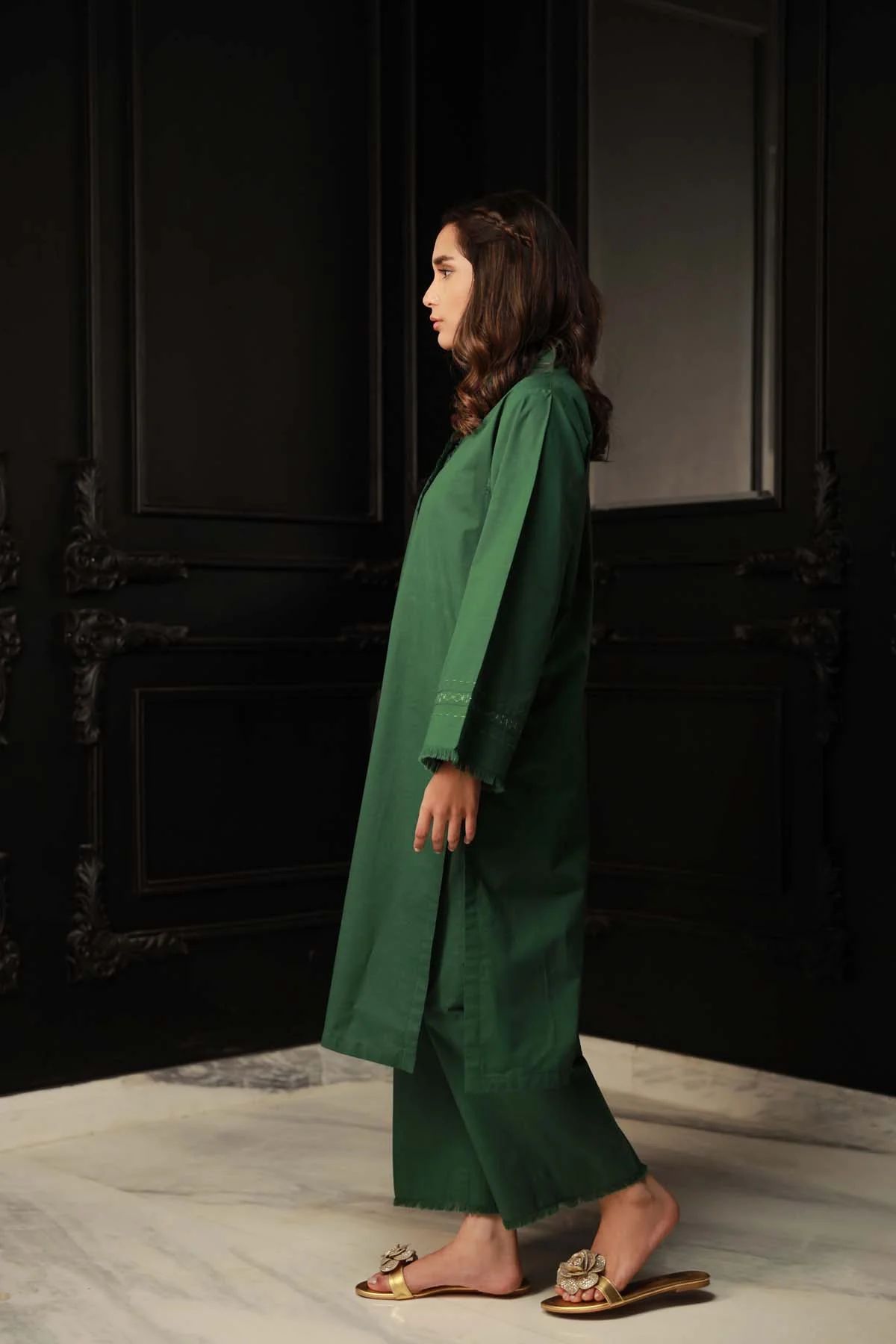 Enigmatic Ivy Cross Hatch Dress by Sahar