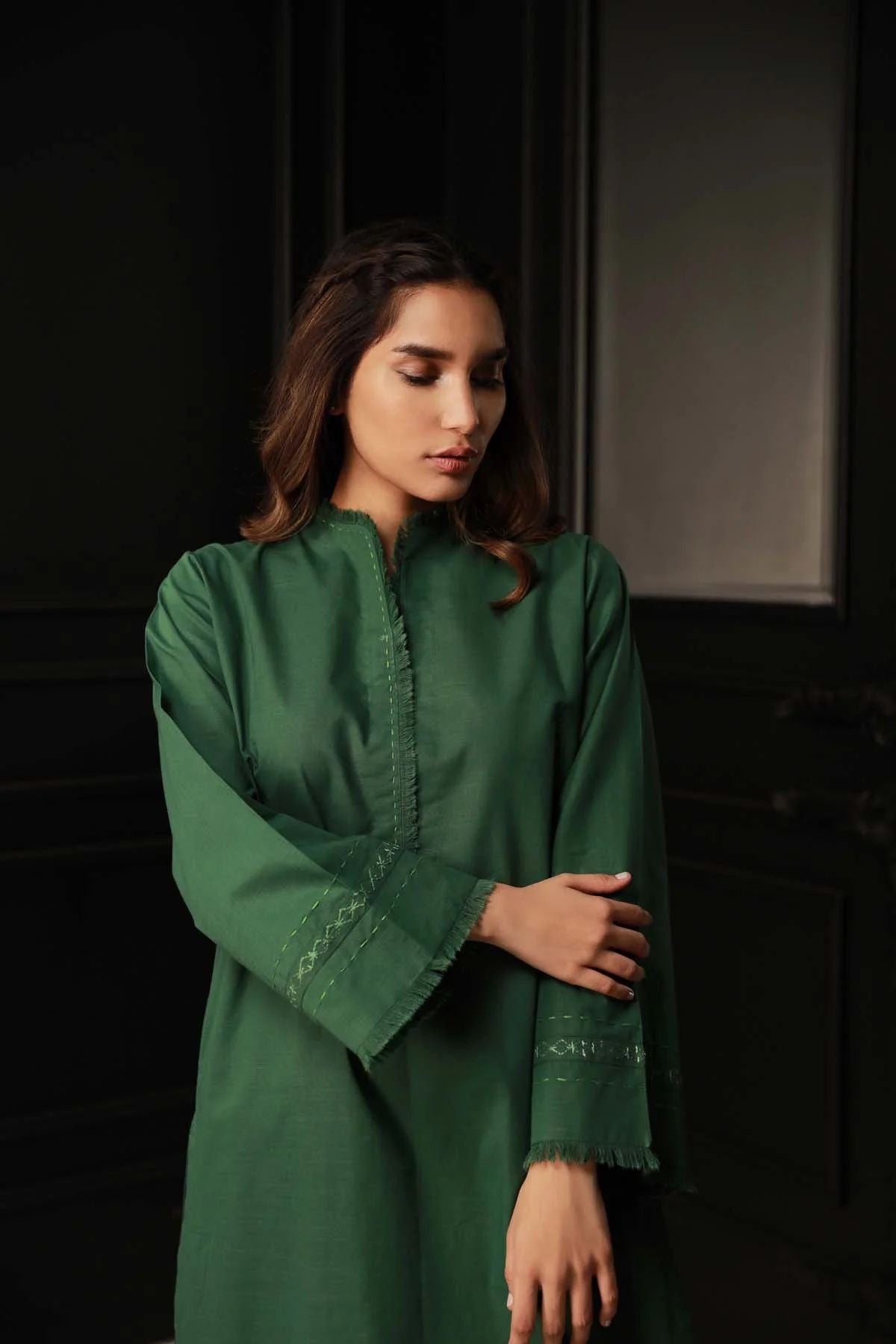 Enigmatic Ivy Cross Hatch Dress by Sahar