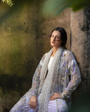 Mushq Elara 4pc Hand-Embellished Lilac Net Formal Suit