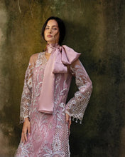 Mushq Inaya 3pc Hand-Embellished Blush Pink Net Formal Suit
