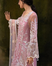 Mushq Inaya 3pc Hand-Embellished Blush Pink Net Formal Suit