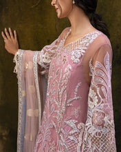 Mushq Inaya 3pc Hand-Embellished Blush Pink Net Formal Suit