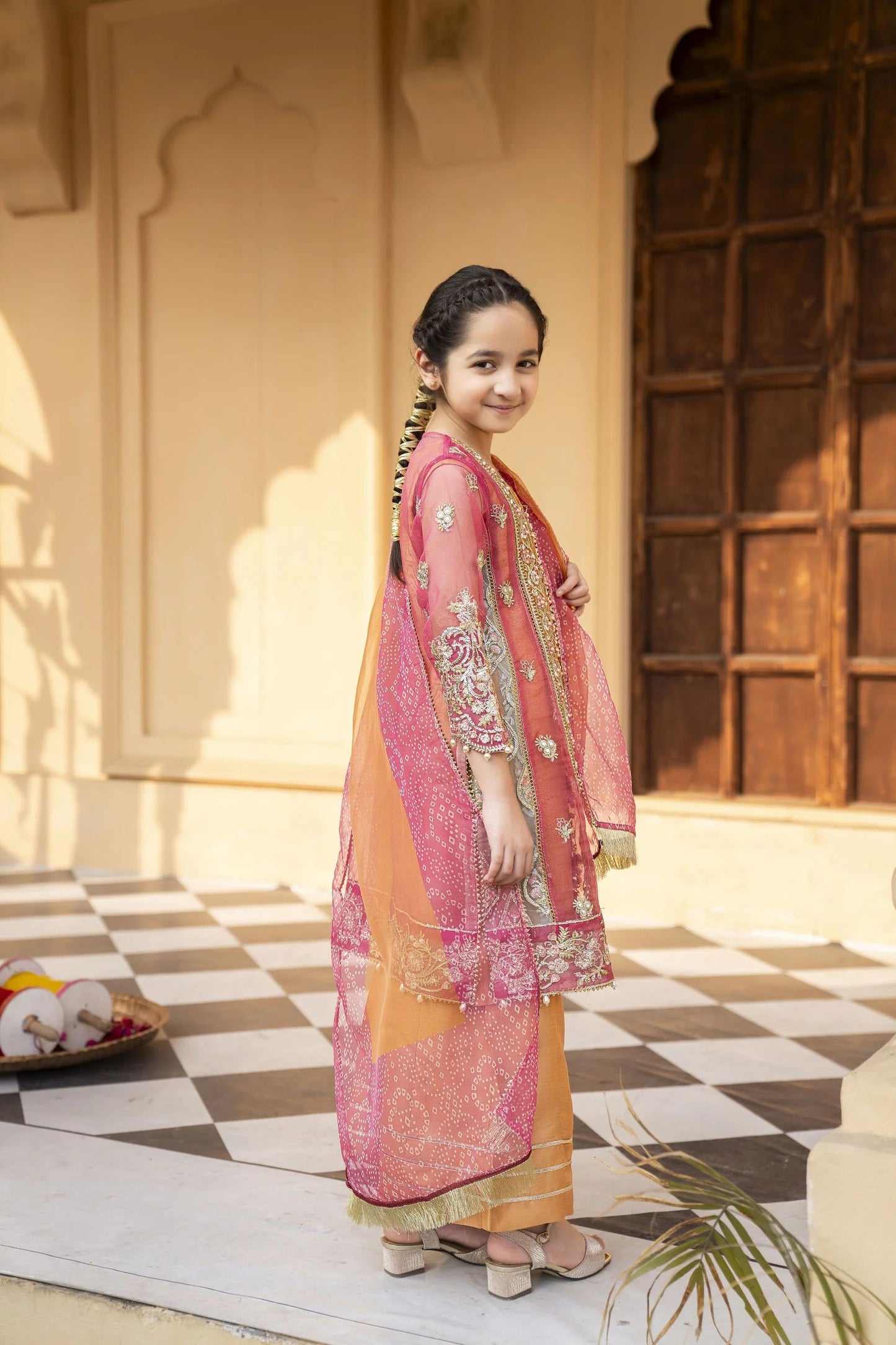 Arwah Organza Luxury Formal Dress For Women and Girls VA2