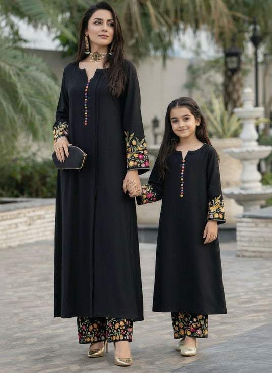 Winter Radiance 2pc Dhanak Dress by Zaiwa WRD6