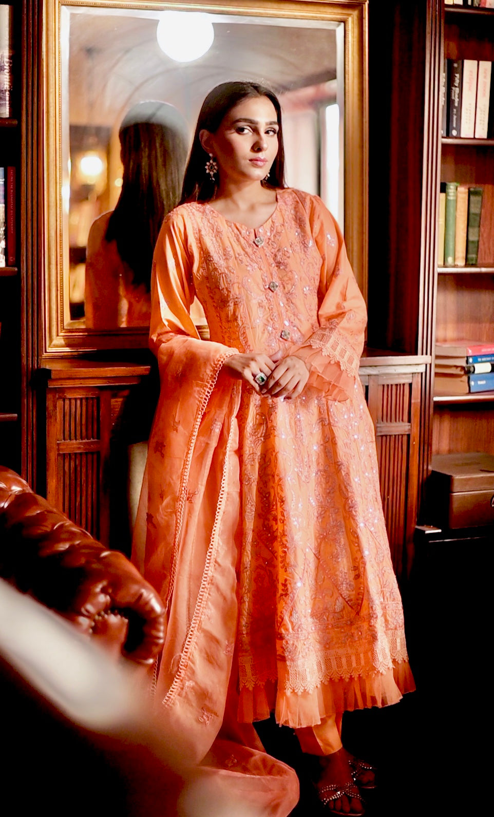 Cotton Embroidered Frock Y5