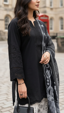 Zaiwa 3pc Embroidered Cotton Farshi Shalwar Suit with Monar Dupatta – DZ4