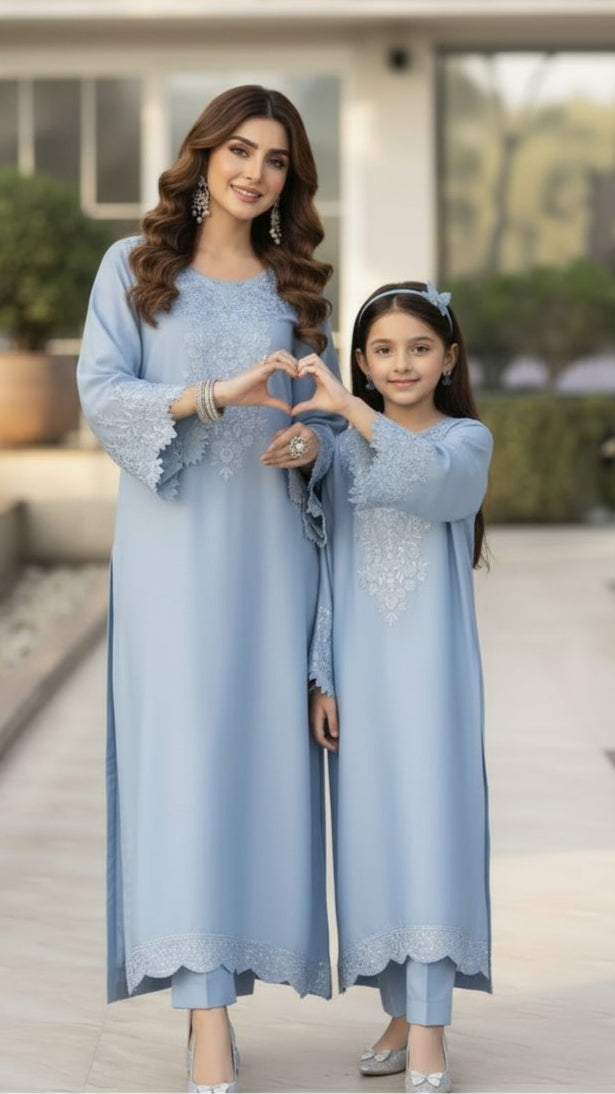 Glow by Hemline – Embroidered Viscose Ready to Wear 2PC Suit Glow8