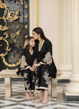 Dhanak Canvas by Zaiwa – 2pc Black Dhanak Designer Kurta Set CCZ11