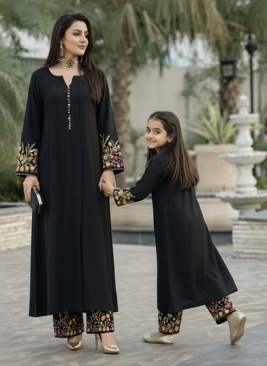 Winter Radiance 2pc Dhanak Dress by Zaiwa WRD6