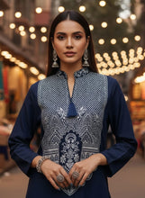 Zaiwa Linen Block Printed 2pc Winter Casual Co-Ord Set ZWL17