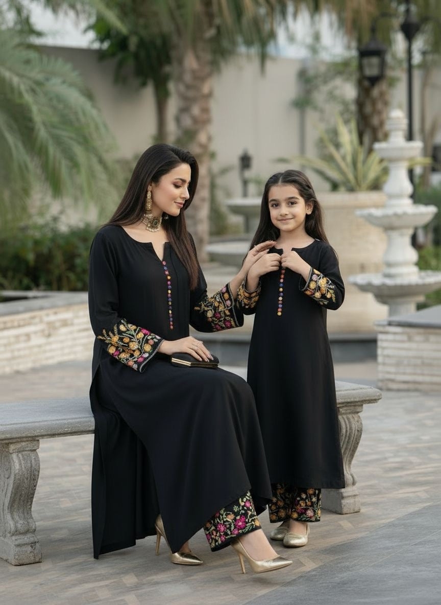 Winter Radiance 2pc Dhanak Dress by Zaiwa WRD6