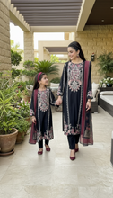 Zaiwa 3pc Viscose Embroidered Shirt Suit with Printed Dupatta ZWL14