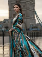 Zaiwa Embroidered Poly Silk Kaftan Ready-to-Wear ZWL19