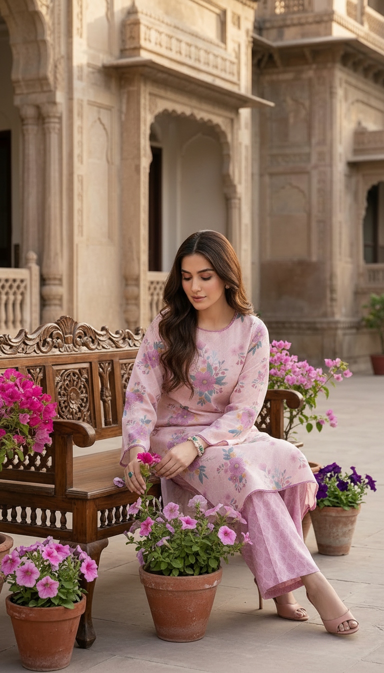 Impulse Summer Edit 2pc Printed Lawn Suit IMP11