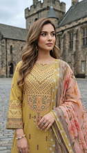 Impulse 3pc Printed Polyester Lawn Suit – IMP24