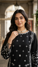 Zaiwa 2pc Embroidered Cotton Farshi Shalwar Suit – DZ2
