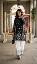 Zaiwa 2pc Embroidered Cotton Farshi Shalwar Suit – DZ2