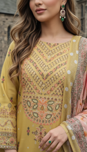 Impulse 3pc Printed Polyester Lawn Suit – IMP24