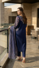Zaiwa 3pc Embroidered Cotton Pakistani Suit with Monar Dupatta – DZ3
