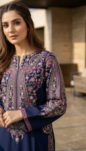 Zaiwa 3pc Embroidered Cotton Pakistani Suit with Monar Dupatta – DZ3