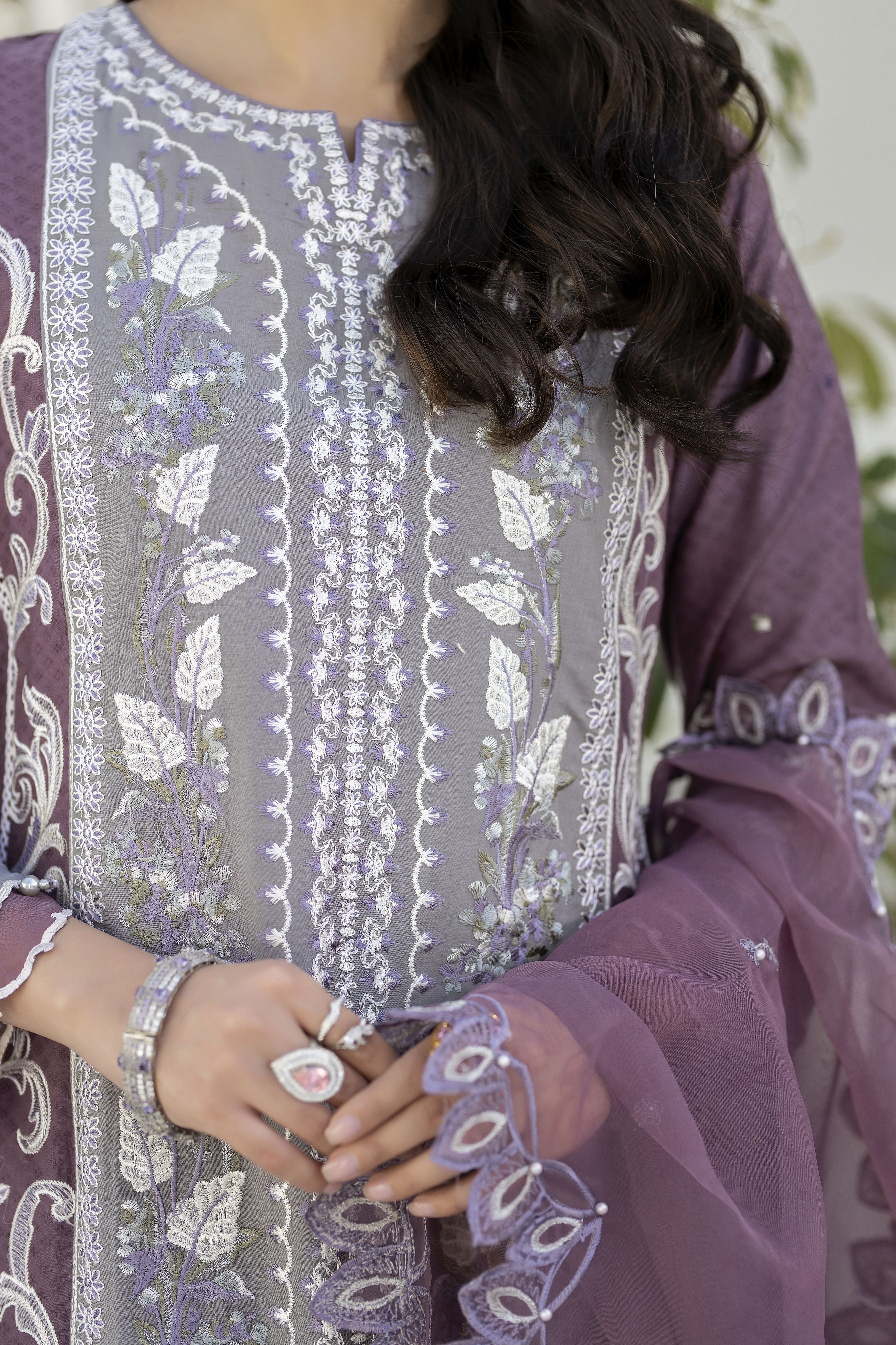 Saffron Jacquard Lawn Collection by Mona SME5