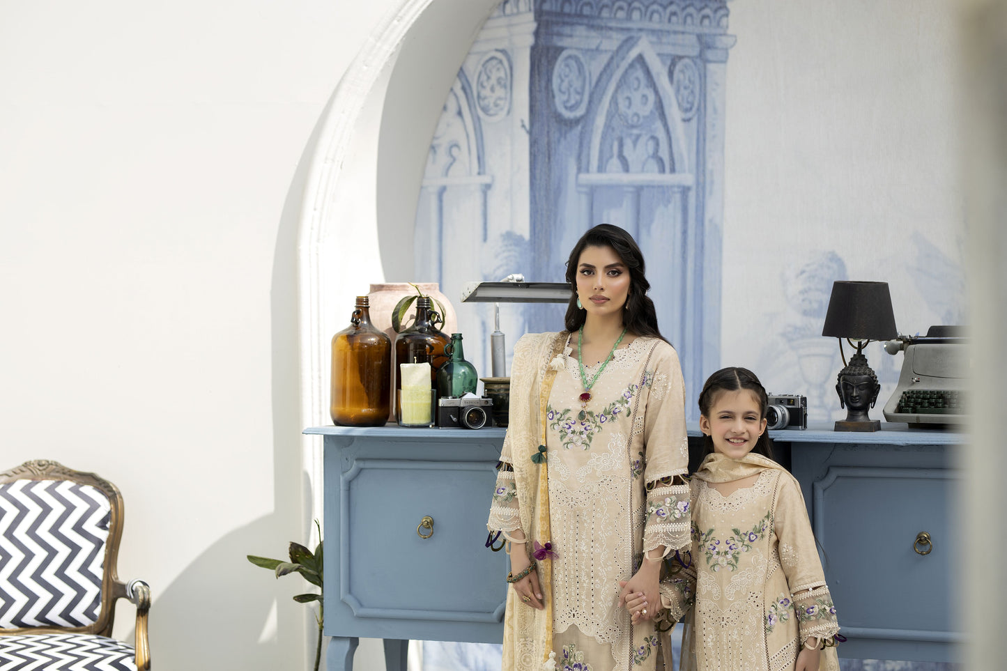 Saffron Jacquard Lawn Collection by Mona SME4