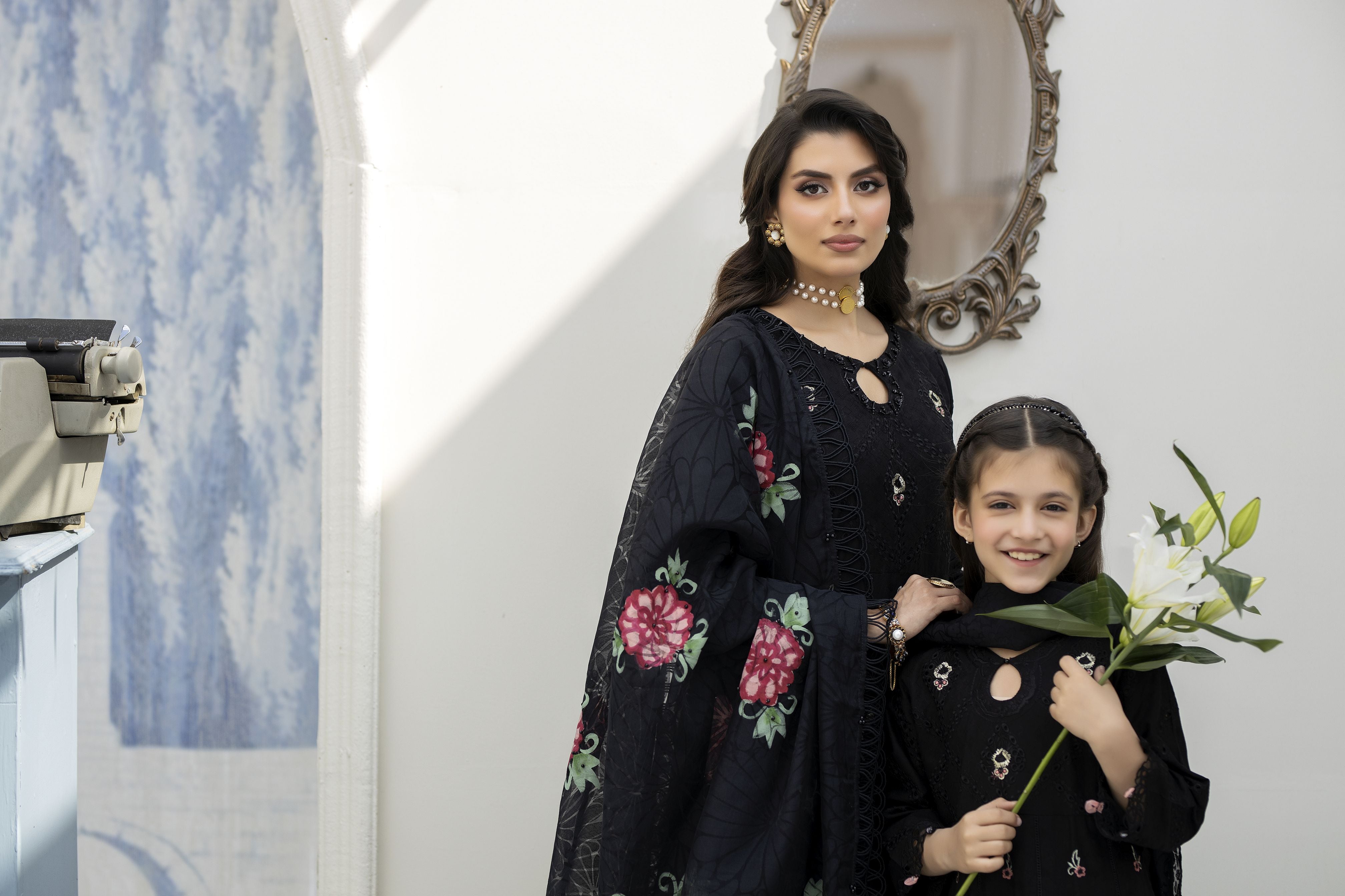 Saffron Jacquard Lawn Collection by Mona SME3