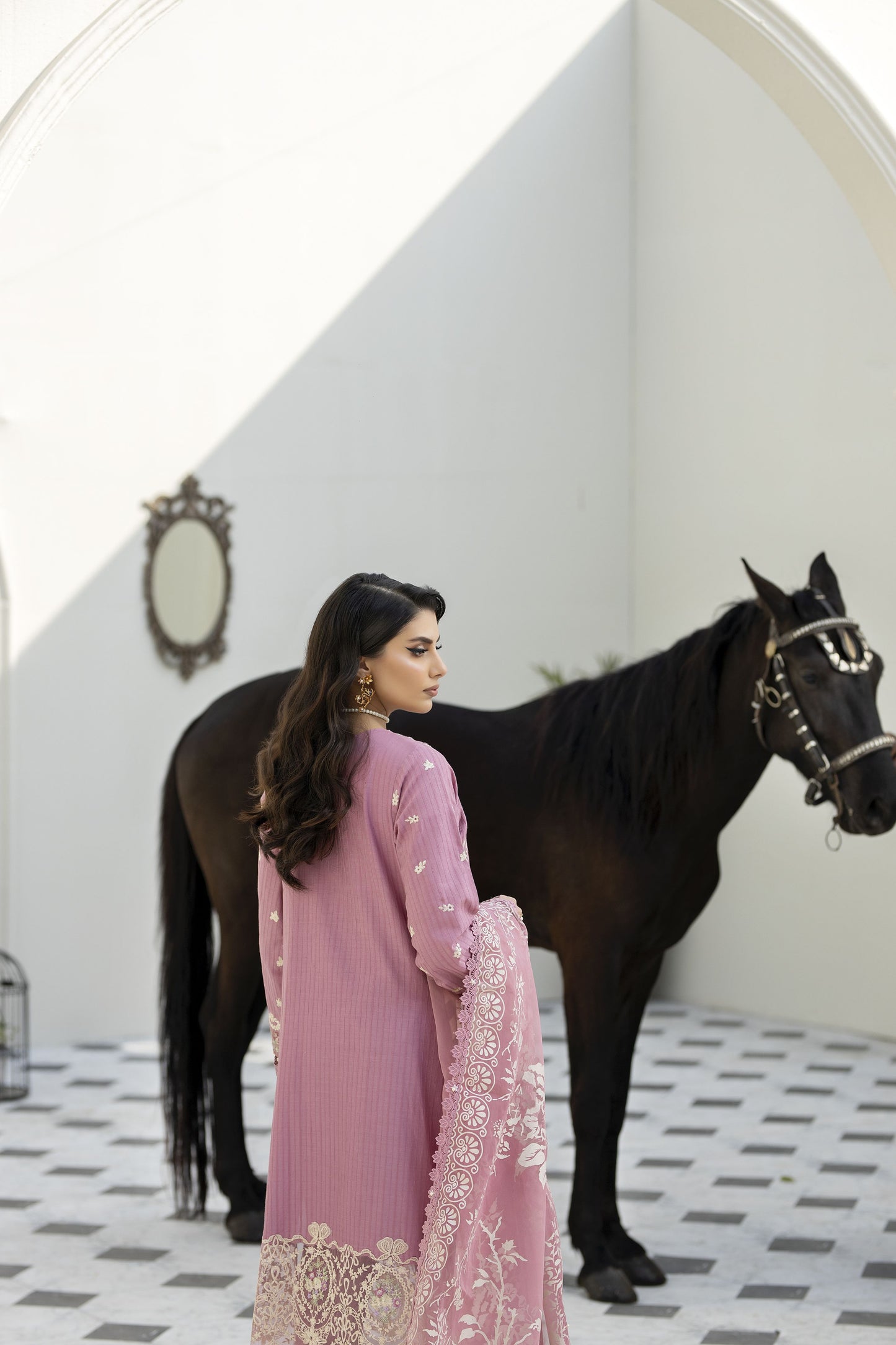 Saffron Jacquard Lawn Collection by Mona SME2