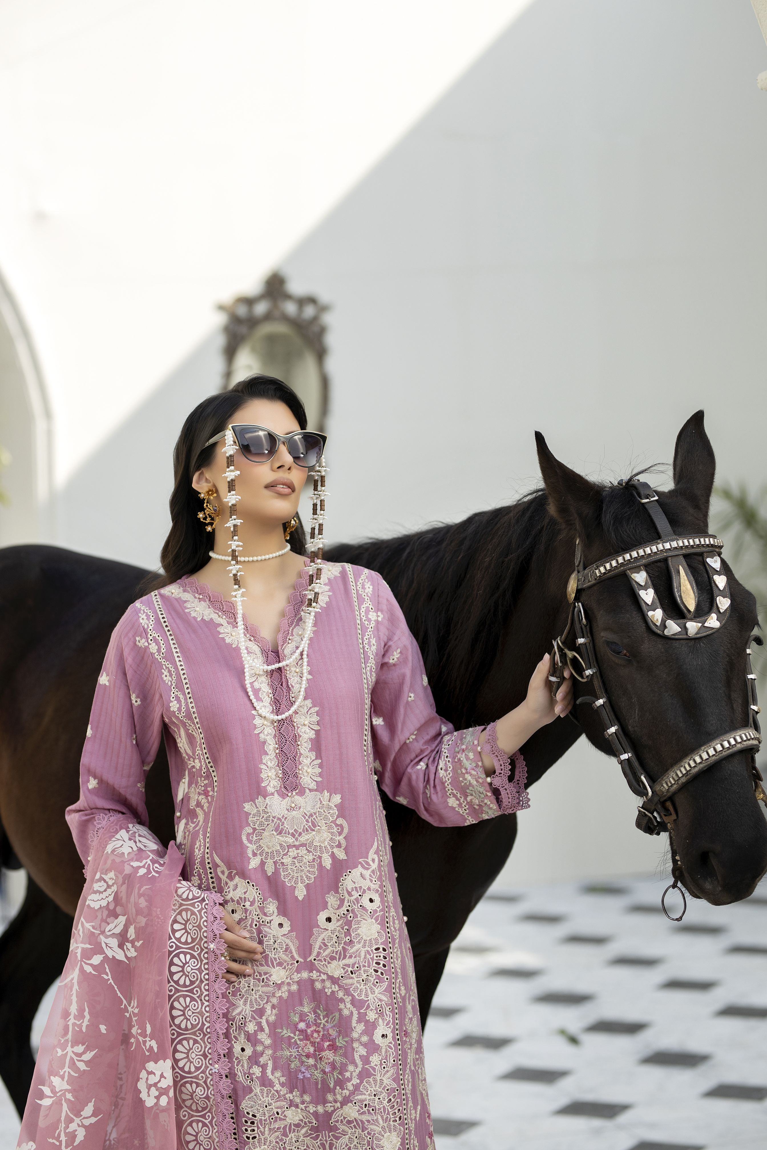 Saffron Jacquard Lawn Collection by Mona SME2